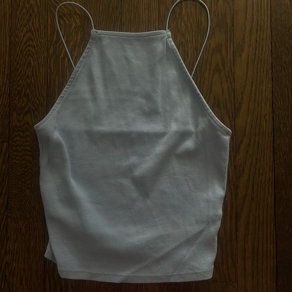 Women's Light Blue Spaghetti Strap Top